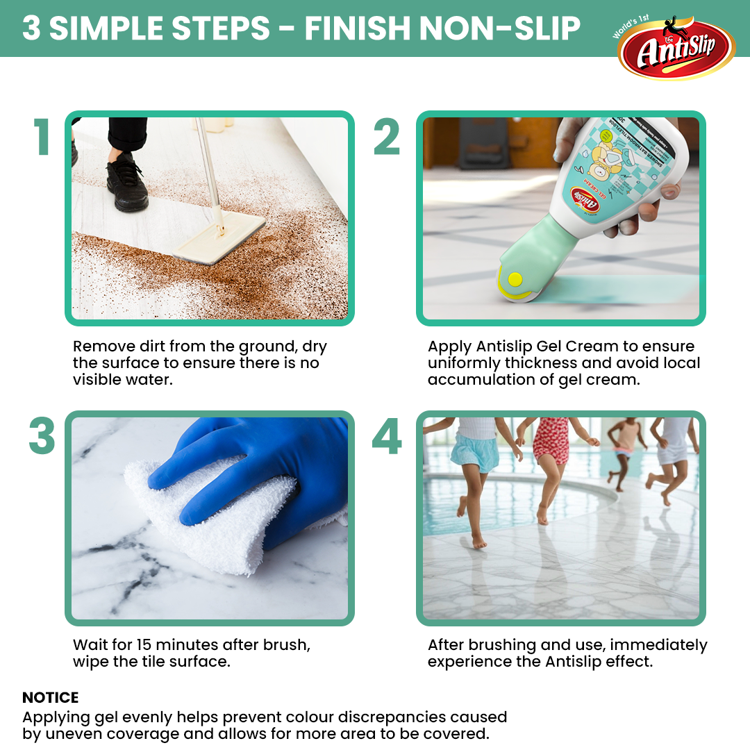 The Anti Slip Resistant Coating Gel Cream 300g - 3 Pack