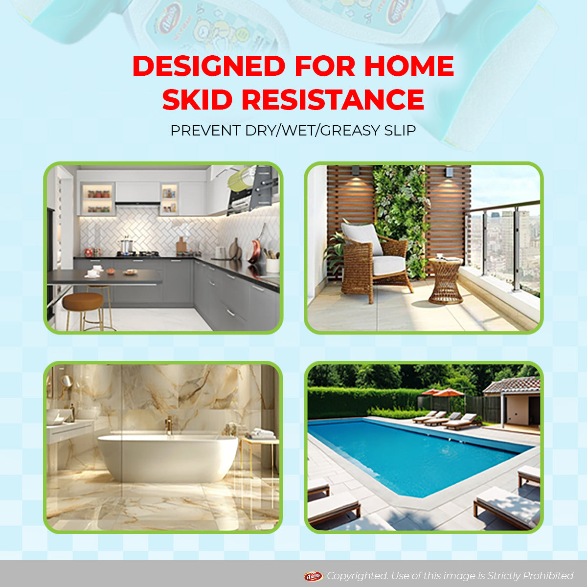 The Anti Slip Resistant Coating Gel Cream - 300g